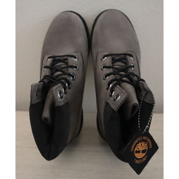 Timberland 0A64B9-033 Men's Sz 5.5M Med. Gray Nubuck Premium 6" Waterproof Boots - Picture 2 of 13